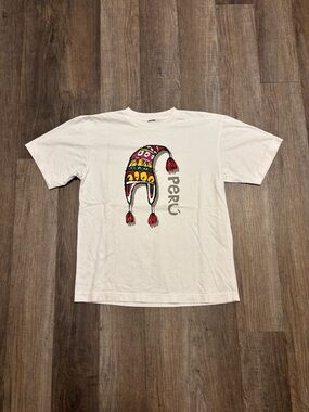 Peru Hat Travel Graphic Tee Shirt